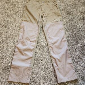 Columbia Men's PHG Ripstop Pants Size 32x32 Khaki Performance Hunting Gear SPOTS